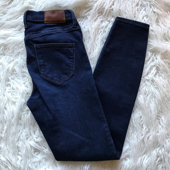 Madewell Denim - MADEWELL DARK WASH MID RISE SKINNY JEANS